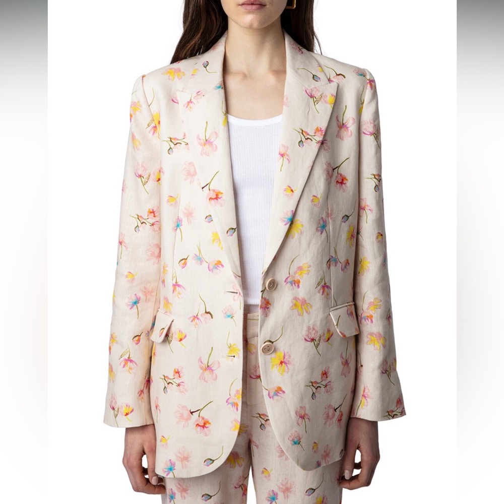 Zadig and Voltaire Floral Blazer